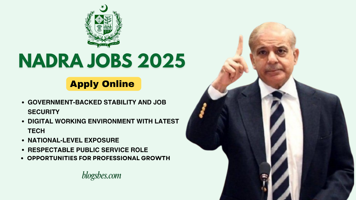 Looking for NADRA Jobs 2025? Discover the latest government job openings in NADRA with complete details on qualifications, departments, job types, and application steps.